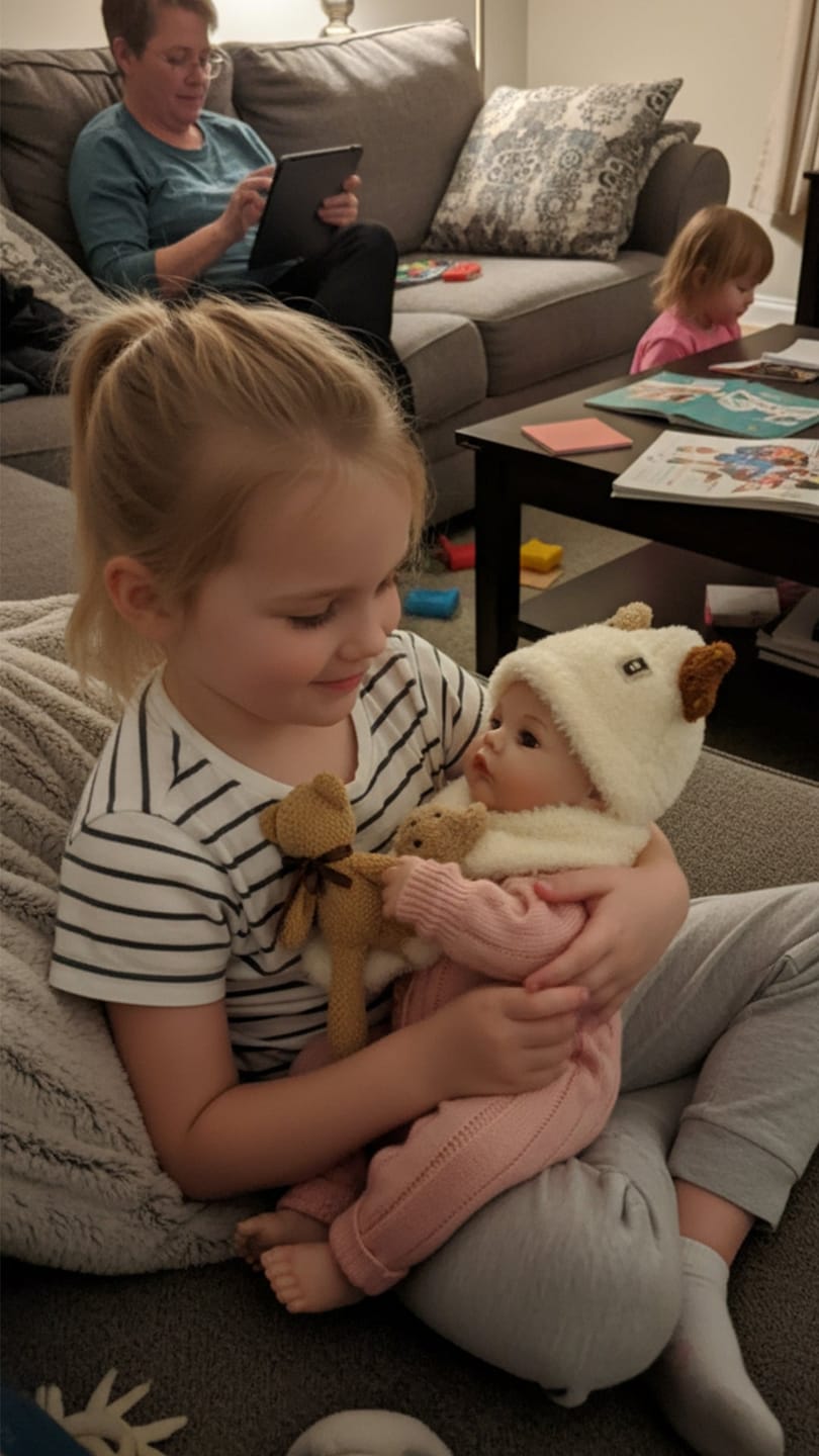 Customer photo review of Ava - Lifelike Reborn Baby Doll (20")