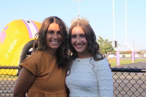 Customer photo review of Subtle Checkered Peplum Tee