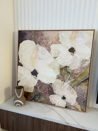 Customer photo review of "Magnetic Island I (No. 27)" & "Magnetic Island II (No. 31)" Square Set of 2 on Canvas
