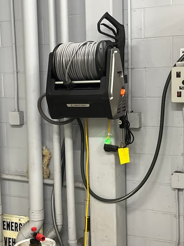 Customer photo review of Grandfalls Retractable Pressure Washer - All Models