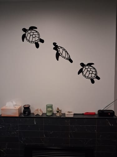 Customer photo review of Sea Turtle Wall Art Set