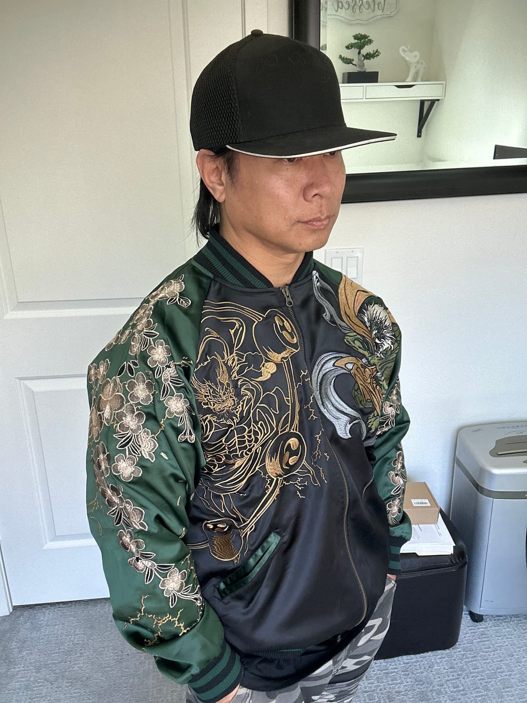 Customer photo review of Raijin & Fujin Sukajan Souvenir Jacket