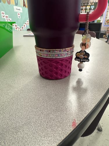 Customer photo review of Berry Pop Tumbler Bracelet Stack -fits 30-40oz