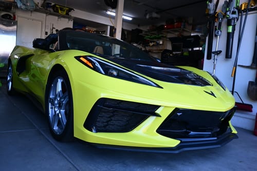 Customer photo review of 2020-2025 Corvette C8 Type-ZR1 Double Sided Carbon Fiber 2pc Hood For Stingray/Z06/E-Ray