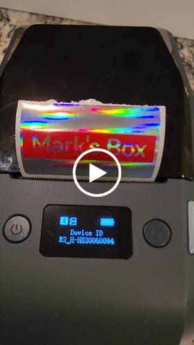 Customer video review of NIIMBOT M2 Thermal Transfer Label Maker, Smart Color Printing with Phones & PC for Office, Outdoor Equipment
