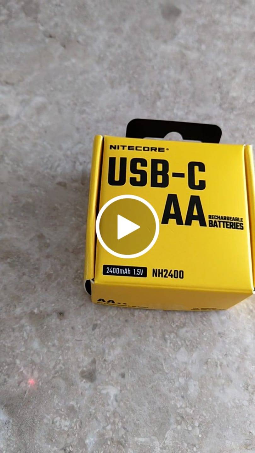 Customer video review of NH2400 4PC (AA - 2400mAh - 1.5V)
