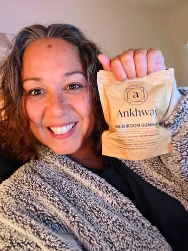 Customer photo review of 2-Month Mushroom Gummies