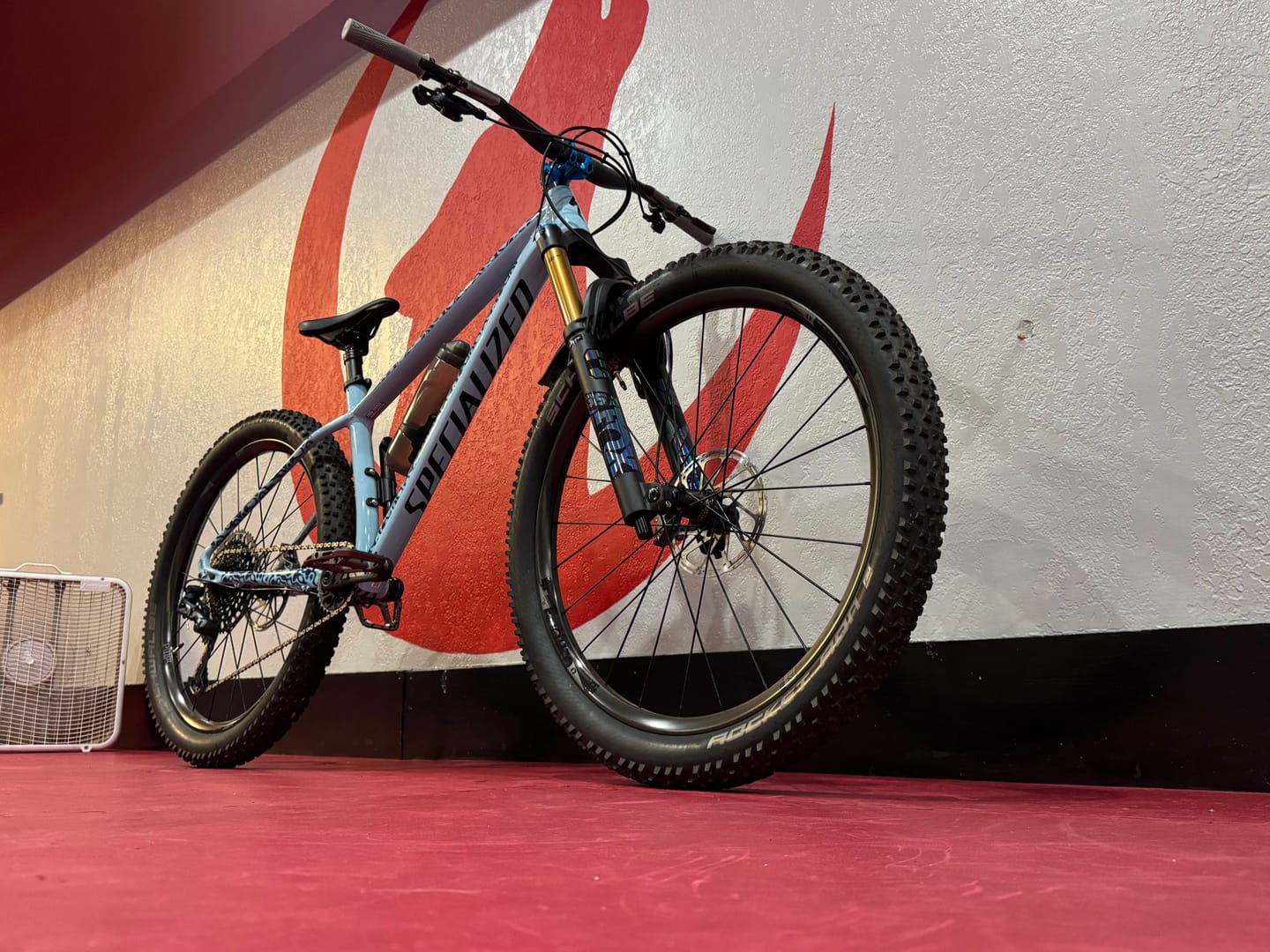 Customer photo review of Metallic Fox 36 Factory Fork Decal