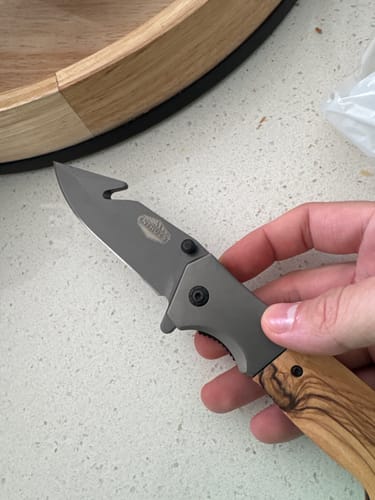 Customer photo review of HOLY GRAIL™ POCKET KNIFE