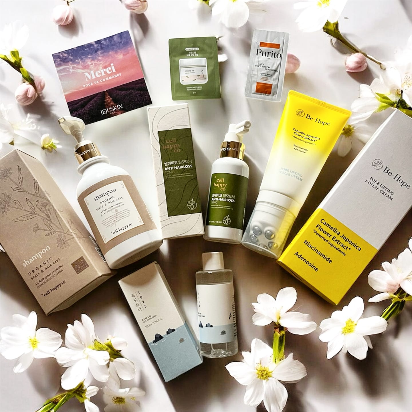 Customer photo review of Cell Happy Co - Shampooing réparateur anti-chute de cheveux - 300ml