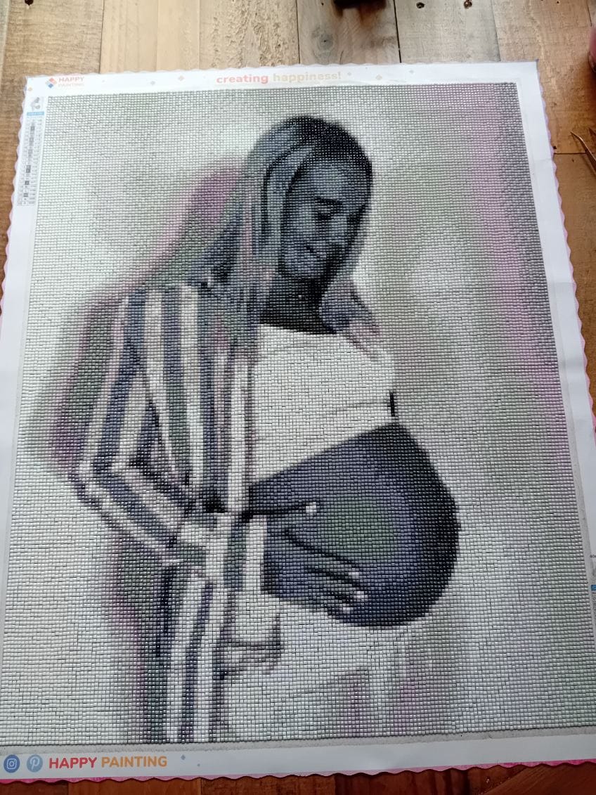 Customer photo review of Eget Foto Diamond Painting