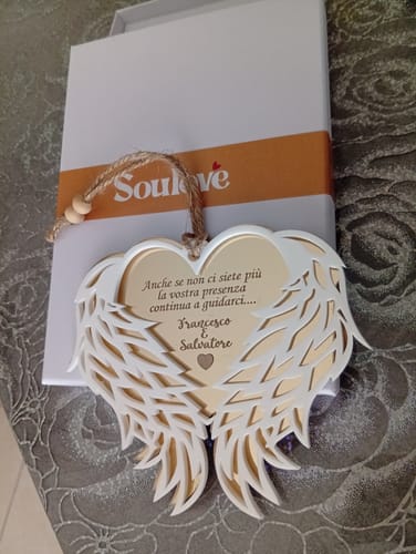Customer photo review of Angelo del mio Cuore ・Pallina di Natale Personalizzate