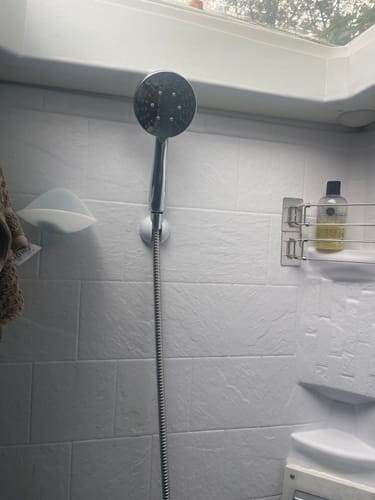 Customer photo review of 3-Spray Handheld Shower Head Set