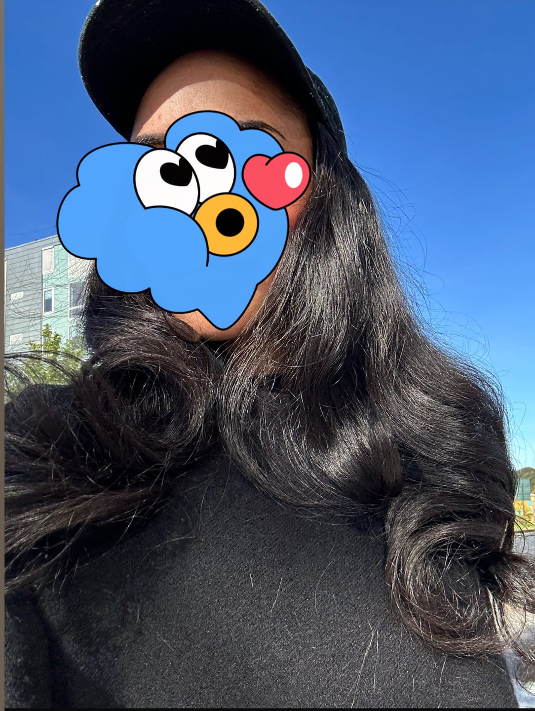 Customer photo review of Raw Indian Loose Curly Hair