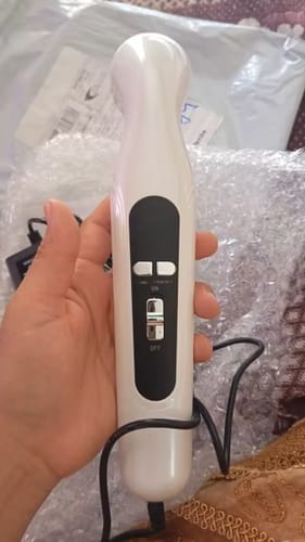 Customer photo review of TENS & Light Therapy Stimulator