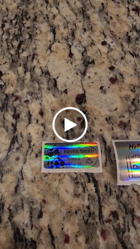 Customer video review of Thermal Transfer Label Printer Labels for M2, M3