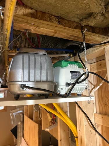 Customer photo review of Supreme-Hydro AP-100 8900 cu.in / min Air Pump W / Diffuser