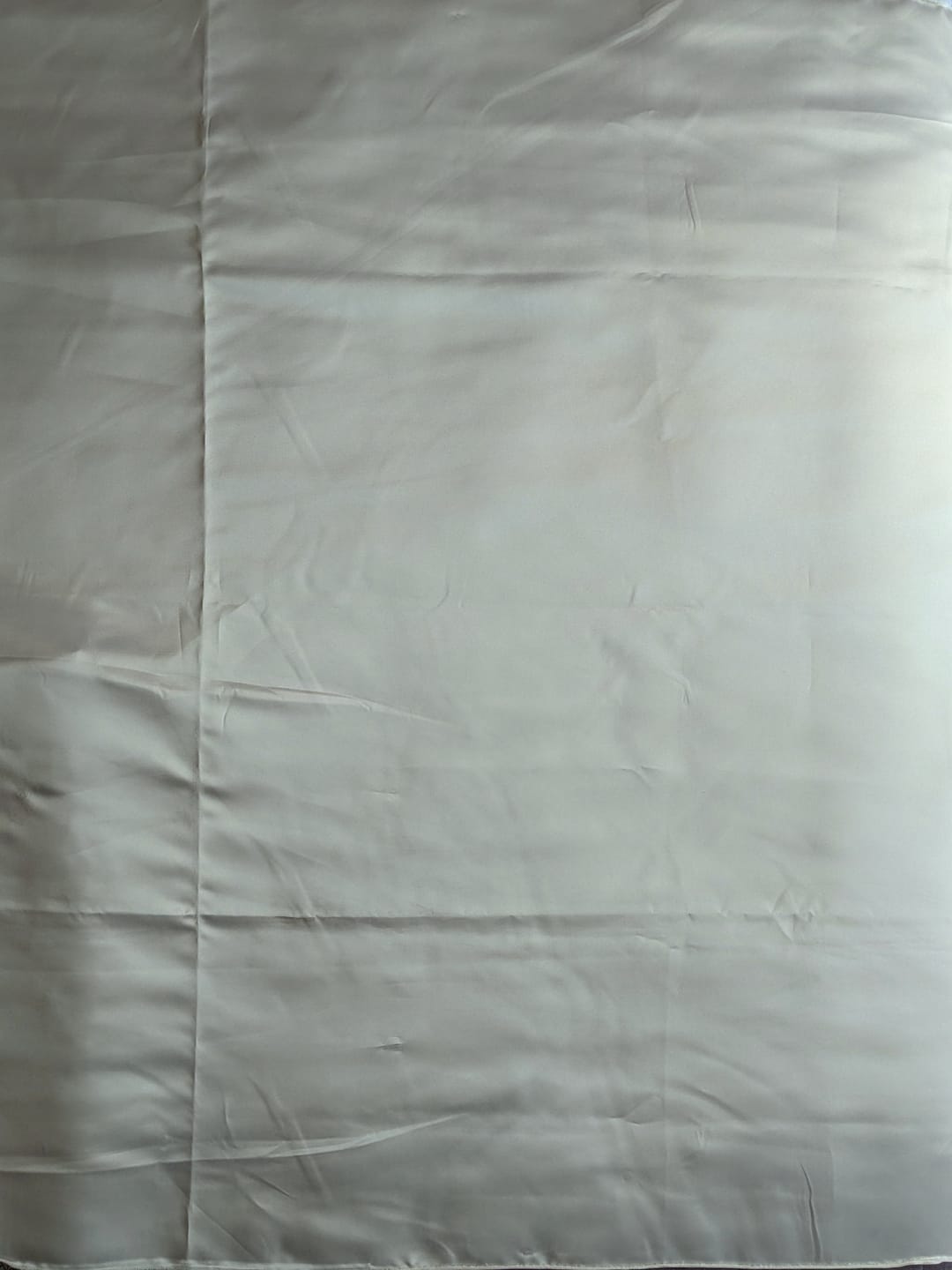 Customer photo review of Plain Duchess Satin Fabric
