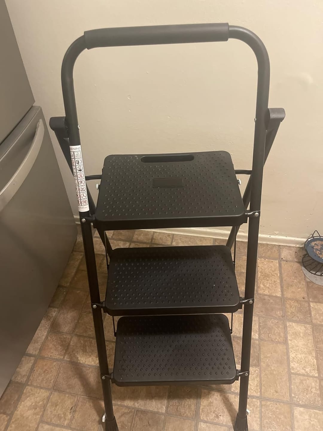 Customer photo review of Portable Folding Step Stool Ladder