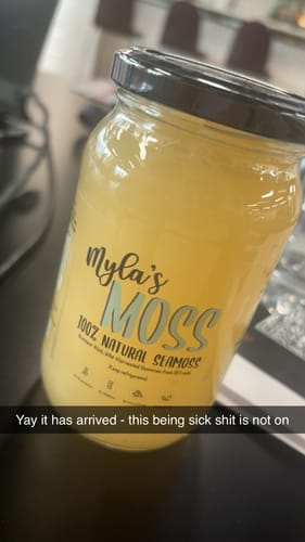 Customer photo review of MYLASMOSS SEAMOSS GEL (340ML)