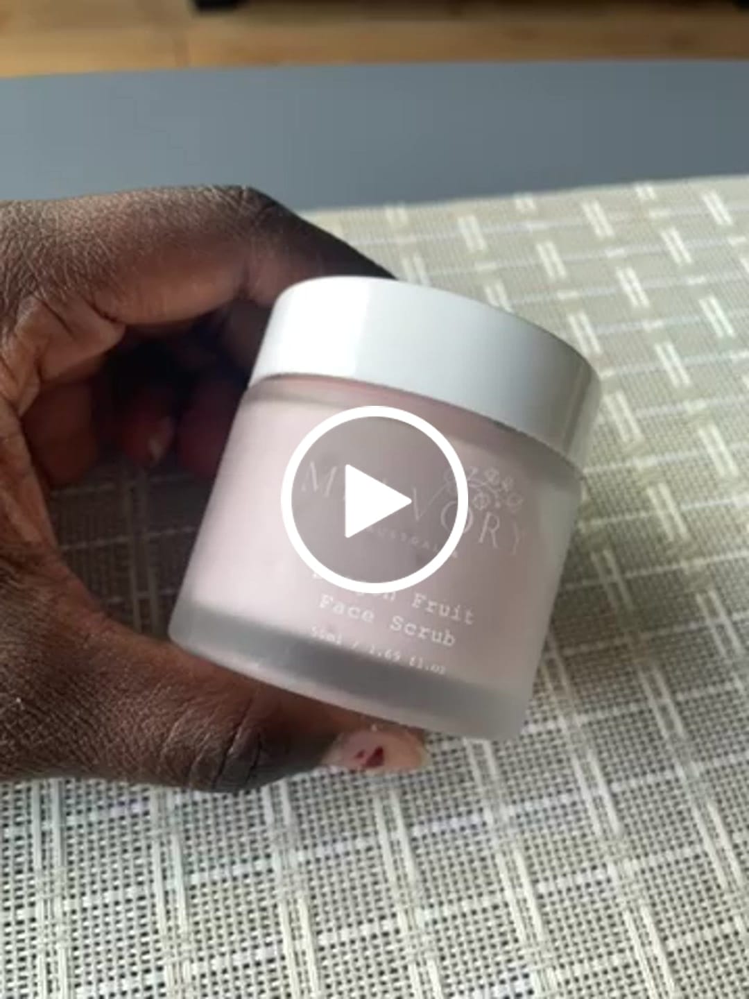 Customer video review of Dragonfruit Face Scrub