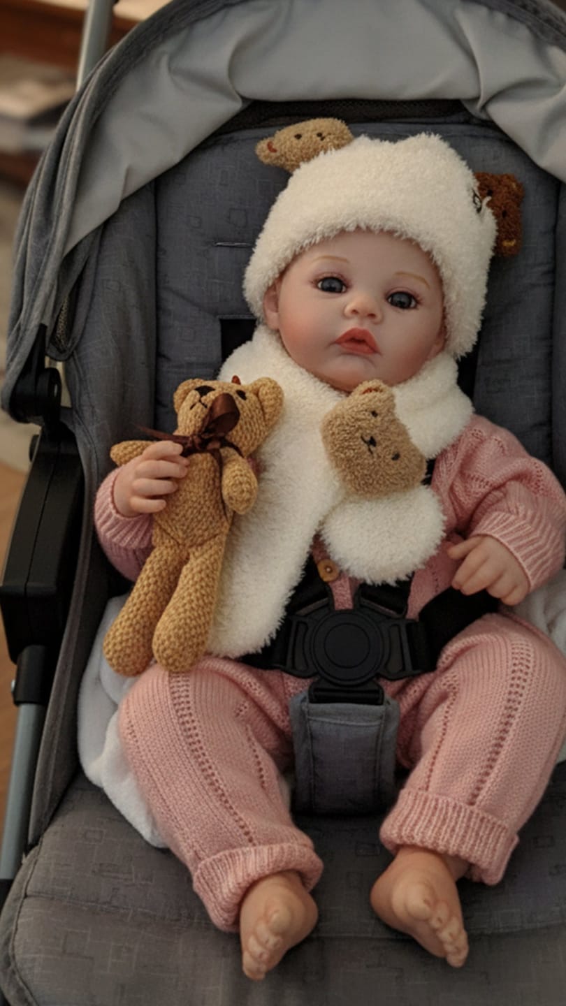 Customer photo review of Ava - Lifelike Reborn Baby Doll (20")