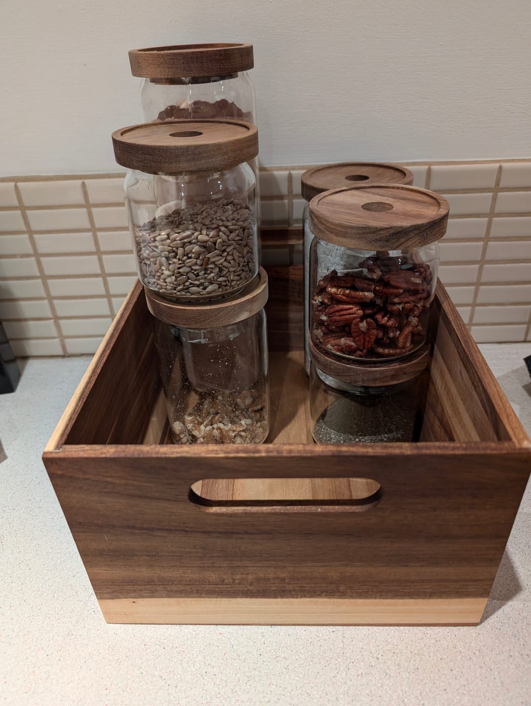 Customer photo review of Acacia Basket