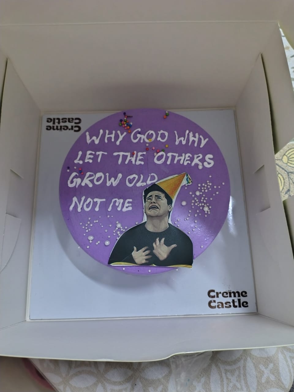 Customer photo review of Joey Meme Cake