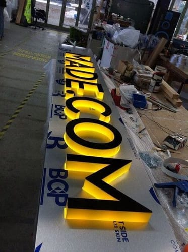 Customer photo review of CUSTOM SIGNS FOR Michael B Perry