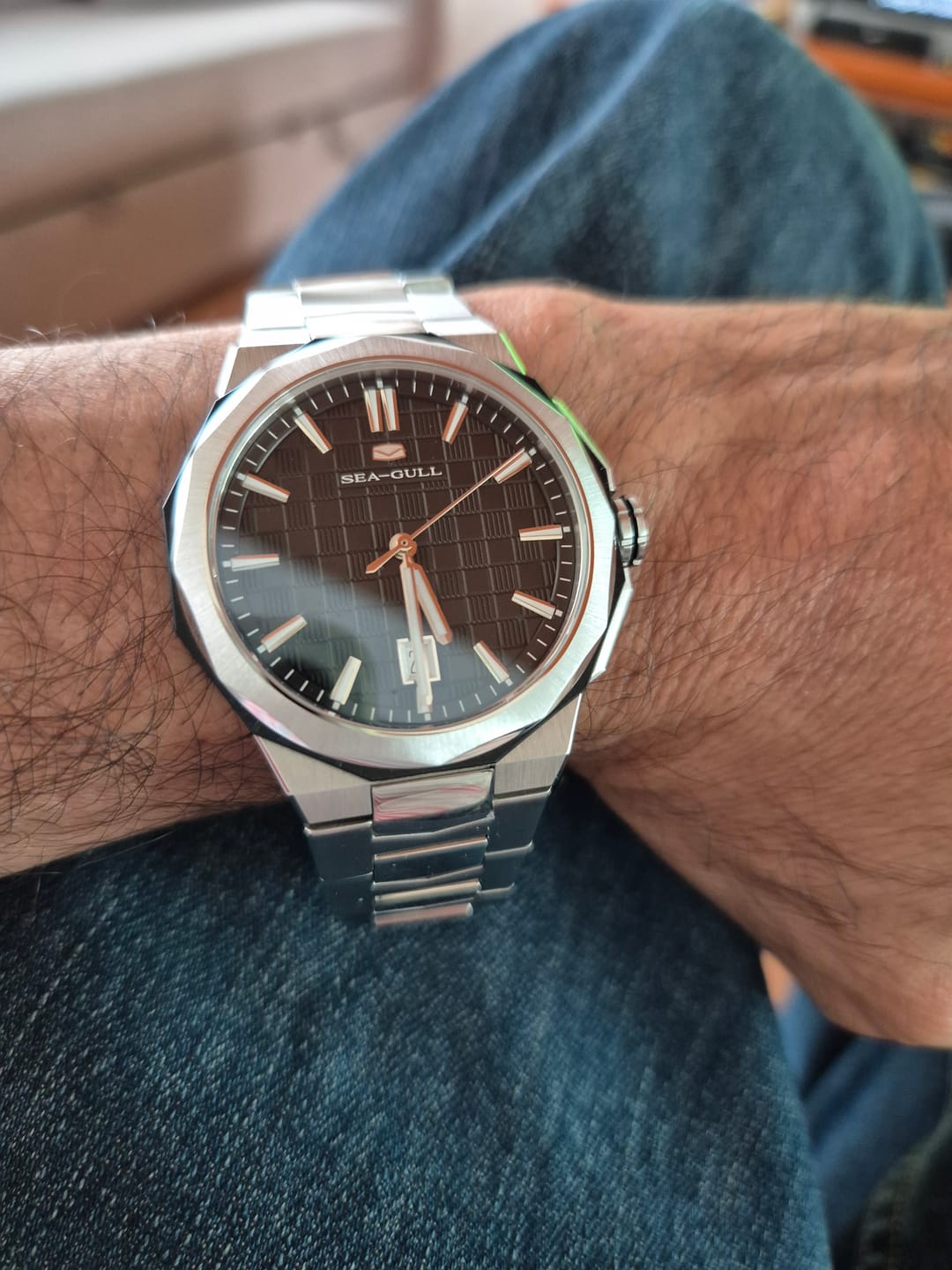 Customer photo review of Extraordinary Series | Mat Pattern Design | Calendar | Luminous | Business | 40mm