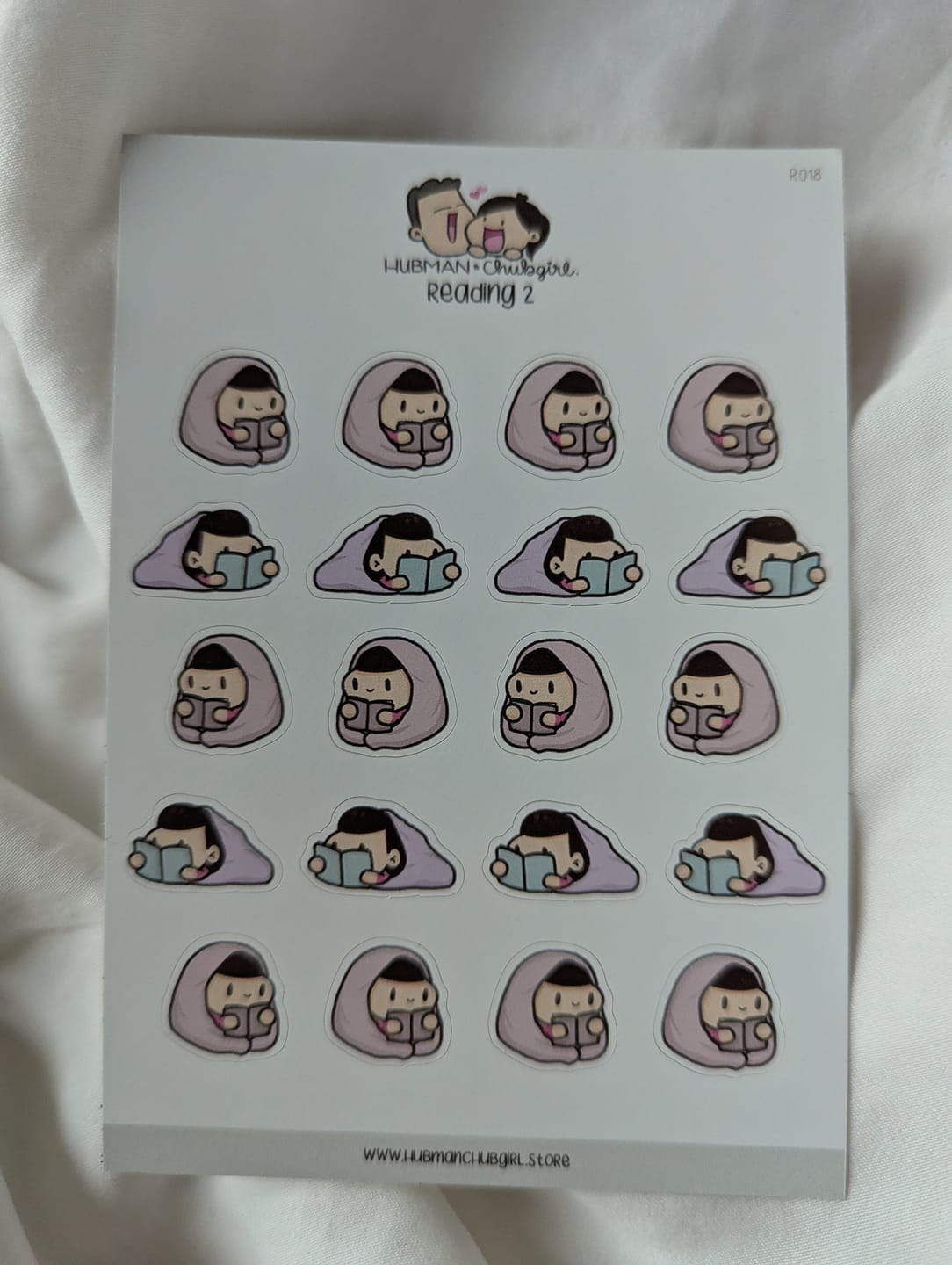 Customer photo review of Reading 2 Planner Stickers