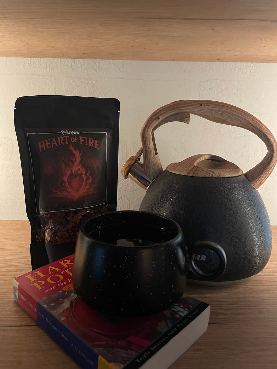 Customer photo review of Heart of Fire – Drachen Tee Pfirsich-Maracuja | Fantasy Tee für Buchliebhaber