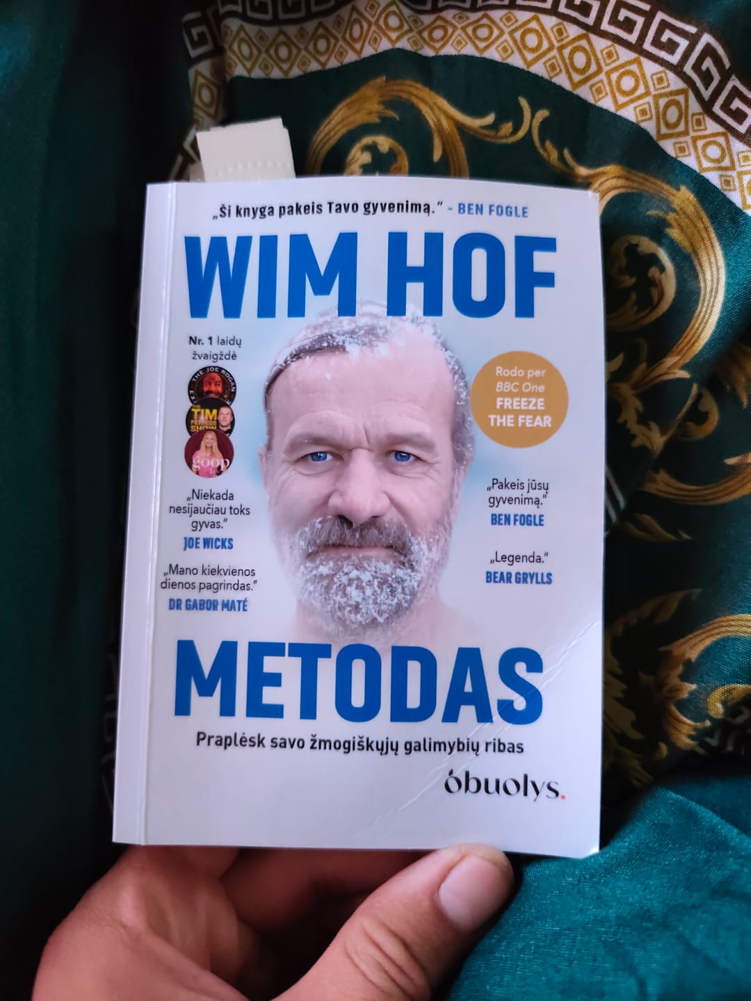Customer photo review of Wim Hof metodas: revoliucinis tarptautinis sveikatos bestseleris – nauju, patogesniu formatu!