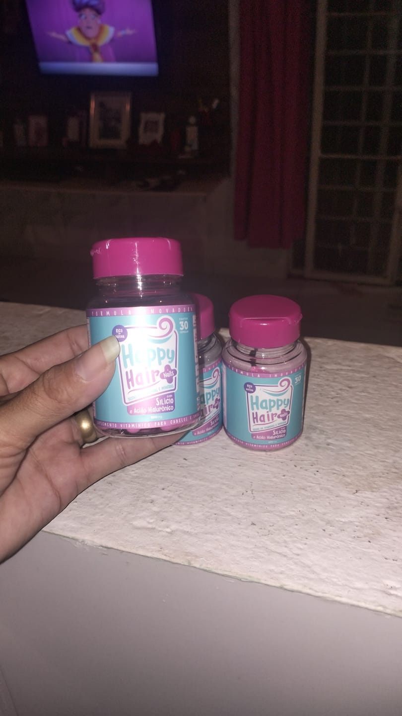 Customer photo review of Happy Hair 3 Potes Embaixadores