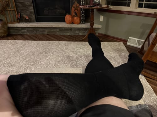 Customer photo review of Performance Eucalyptus Compression Socks
