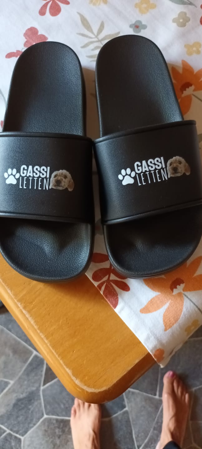 Customer photo review of Gassiletten - Individuelle Badelatschen