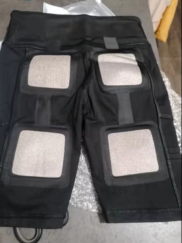 Customer photo review of EMS Yoga Shorts