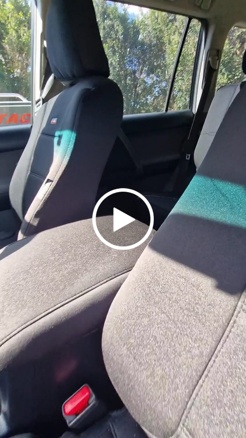 Customer video review of Sharkskin Seat Covers for Toyota Prado KDJ150R/GRJ150R (Nov/2009-May/2021)