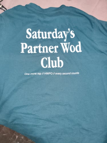 Customer photo review of PACK DE CAMISETAS PARTNER CLUB DEEP TEAL