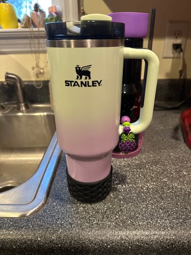 Customer photo review of Green Polka Dot Pumpkin Charm - Tumbler Handle Charm