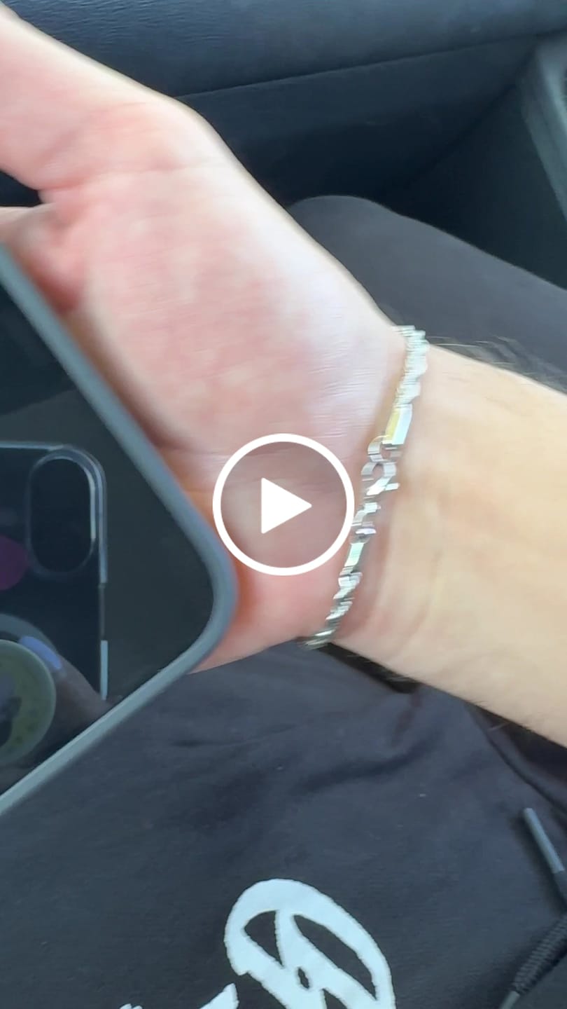 Customer video review of Brazalete Maldivas Silver