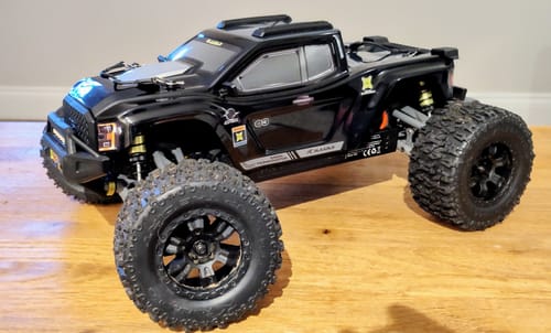 Customer photo review of Rlaarlo Omni-Terminator Carbon Fiber MINI 1:10 Scale RTR Brushless Monster Truck, RZ001B-C