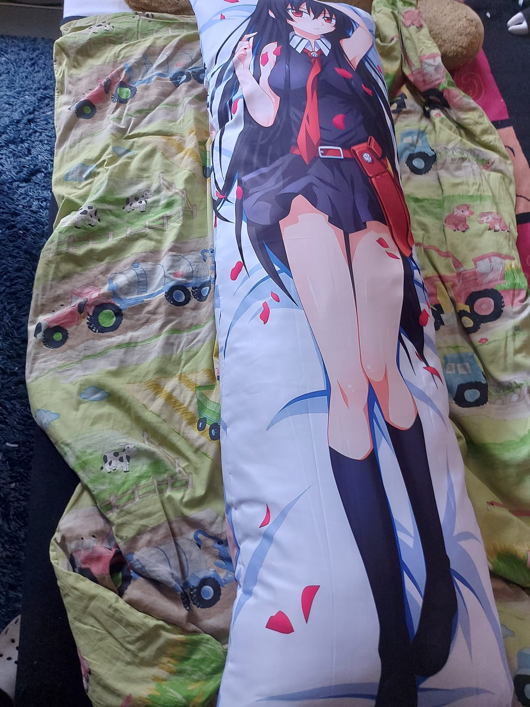 Customer photo review of Akame Body Pillow  Akame Cute