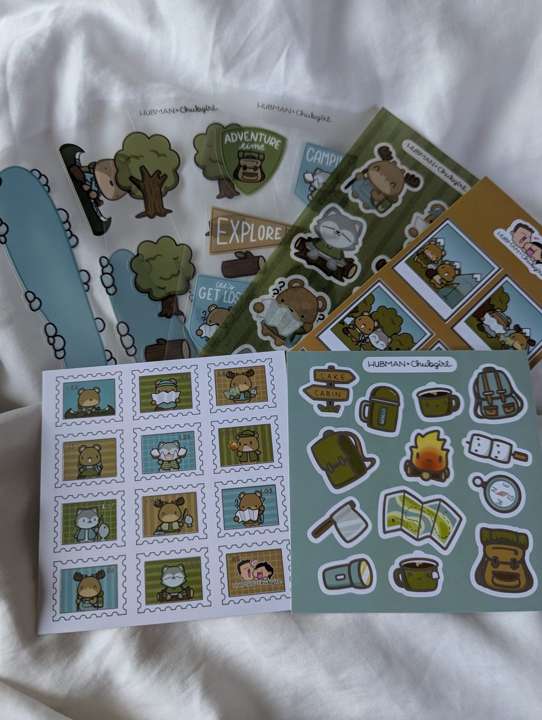 Customer photo review of Outdoor Adventure Variety Sticker Pack