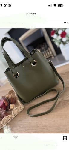 Customer photo review of Gracie Bucket Bag