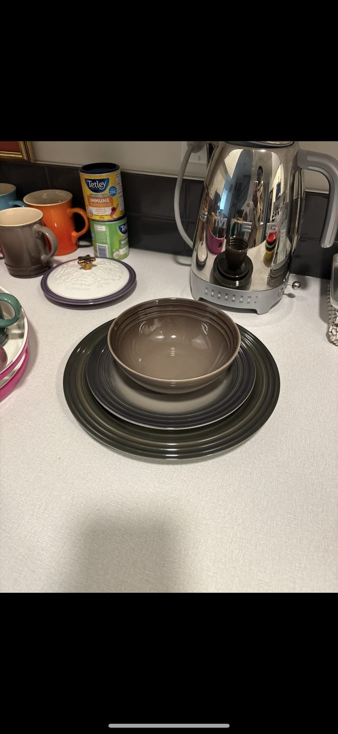 Customer photo review of Le Creuset Stoneware Classic Cereal Bowl - Set of 4