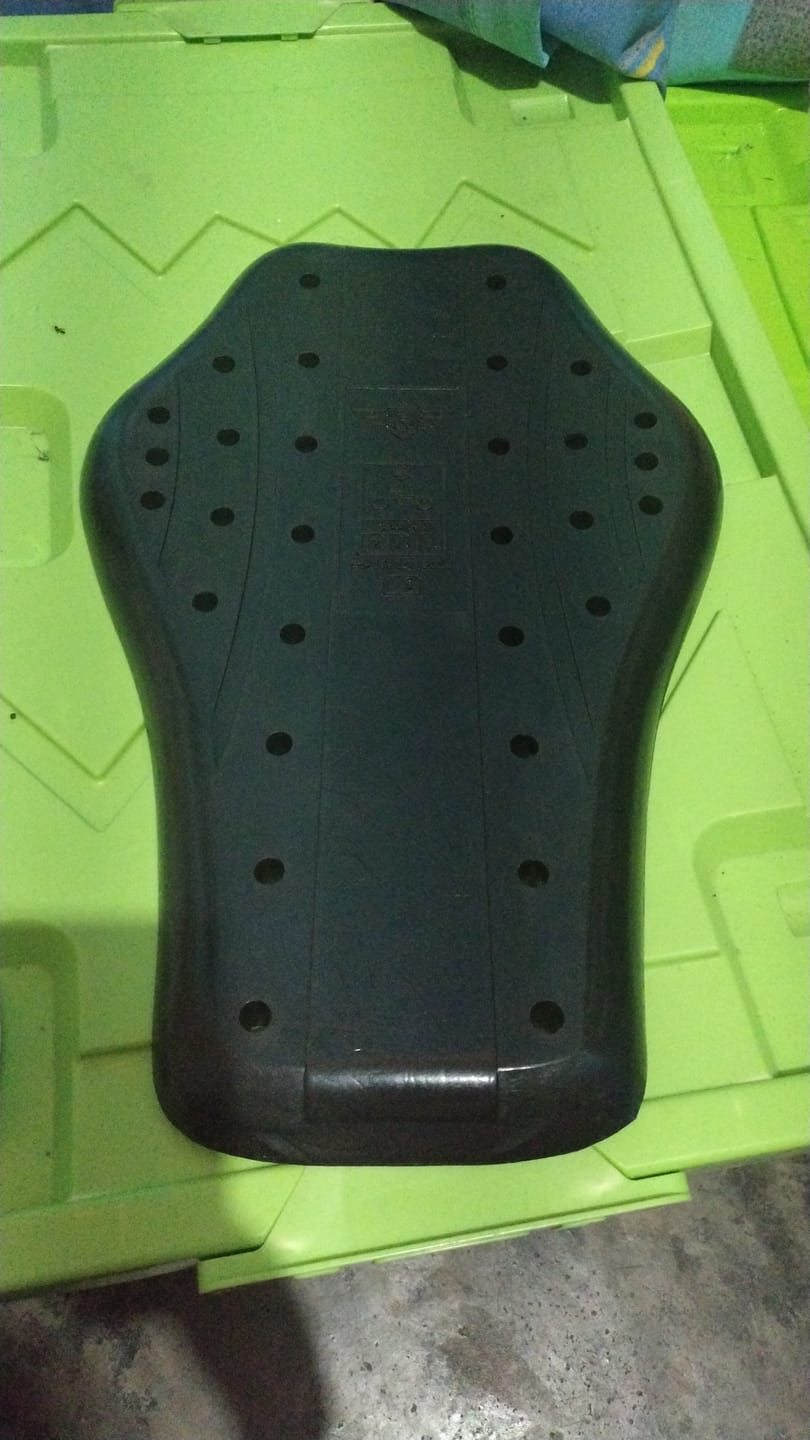 Customer photo review of Riding Jacket Protector Set (Spine,Chest,Shoulder & Elbow Armour)