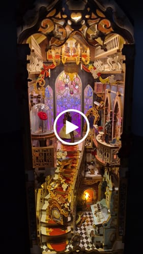 Customer video review of Beast And Beauty DIY Book Nook Kit