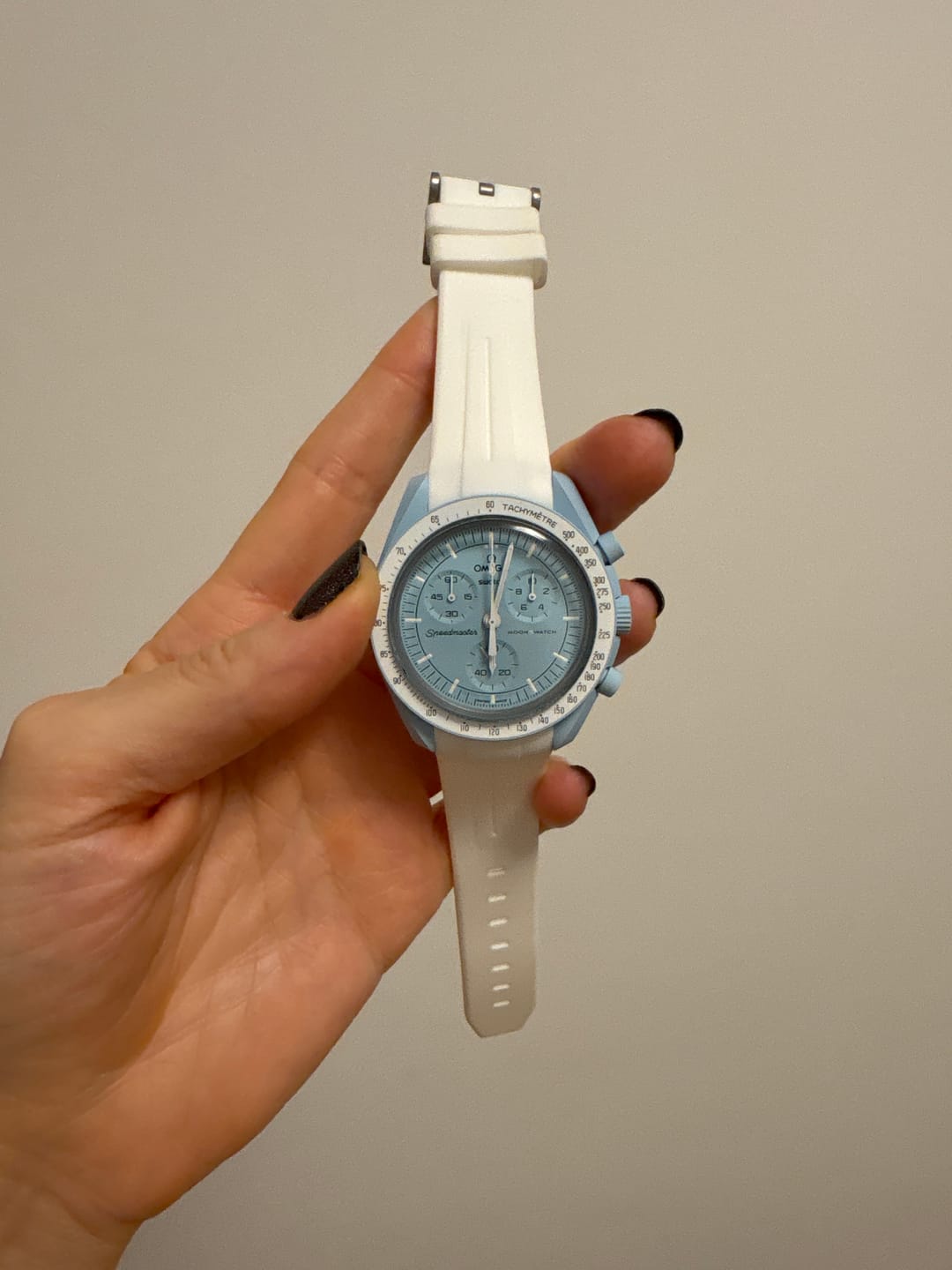 Customer photo review of Bracelet Moonswatch - Blanc
