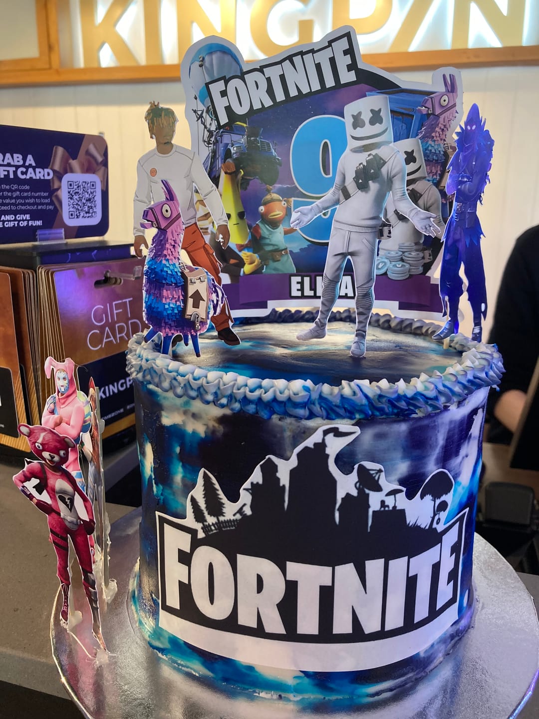Customer photo review of A5 Rectangle Custom Edible Icing Image